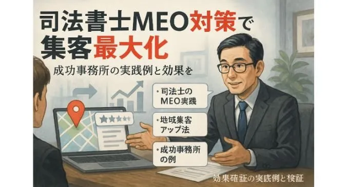 司法書士がmeo対策で地域集客を最大化する成功事務所の実践方法と効果検証